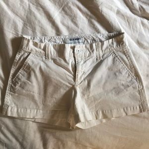 Old Navy White 3” Shorts